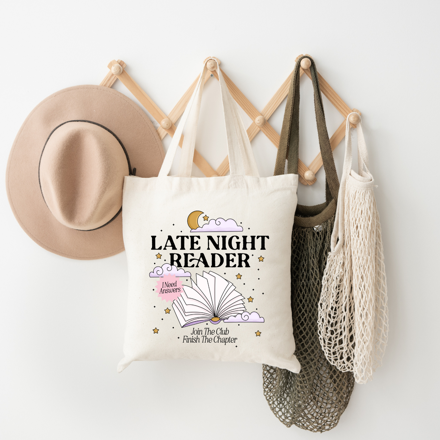 Late Night Reader - Tote Bag