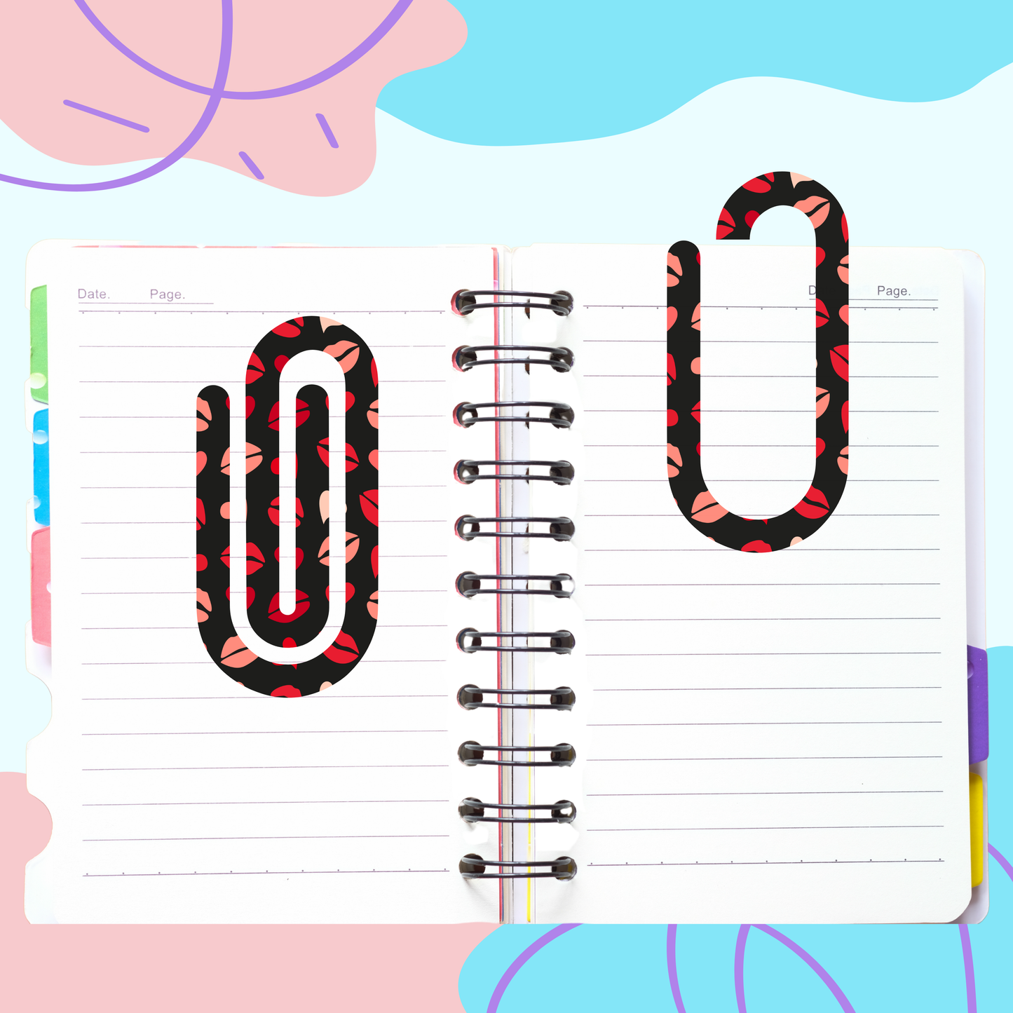 Valentine Lips Jumbo Paperclip (Copy)