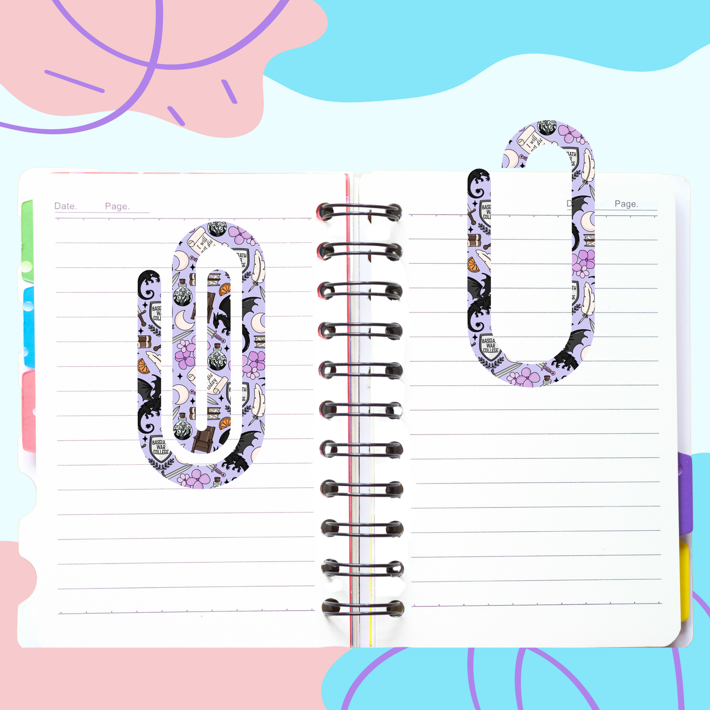Fourth Wing Jumbo Paperclip