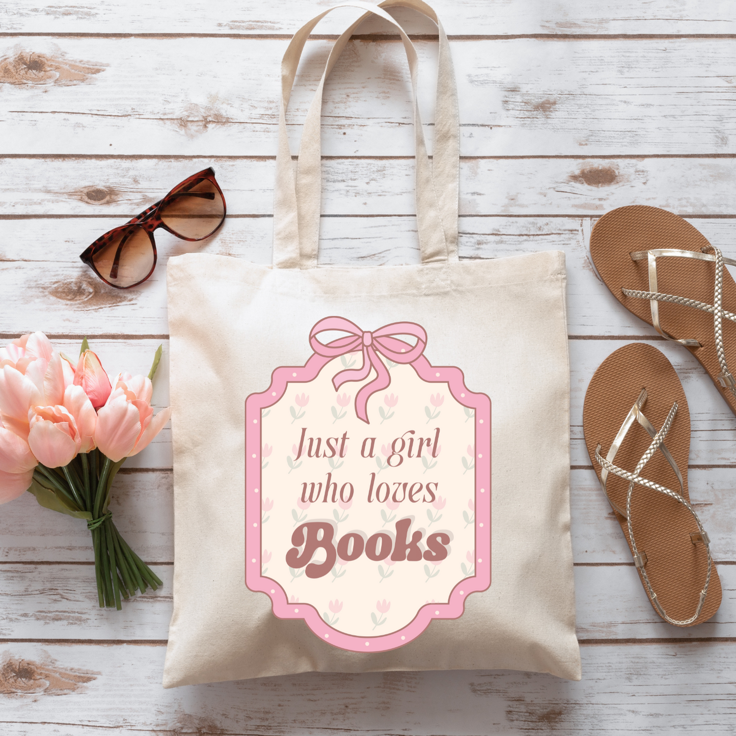 Just A Girl Who Loves Books - Tote Bag