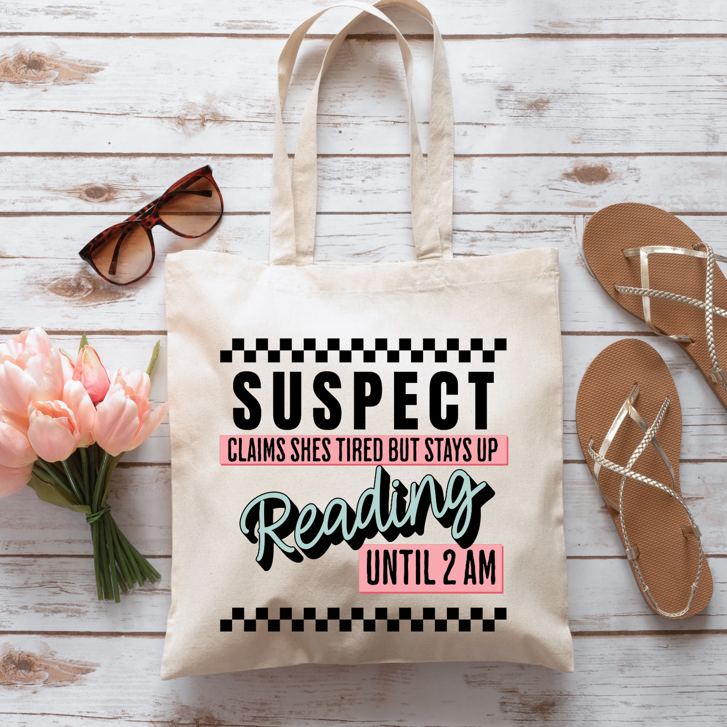 Suspect Reading - Tote Bag