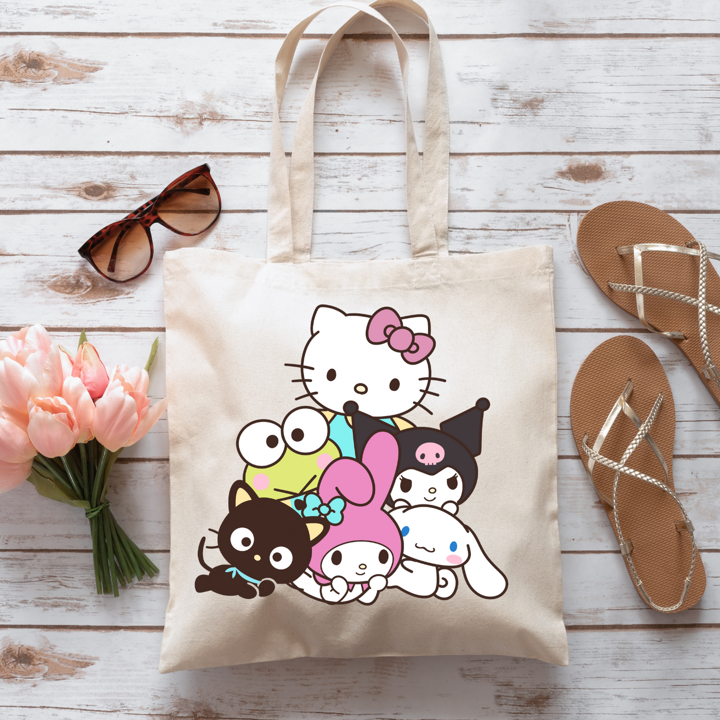 Kawaii Friends Tote Bag