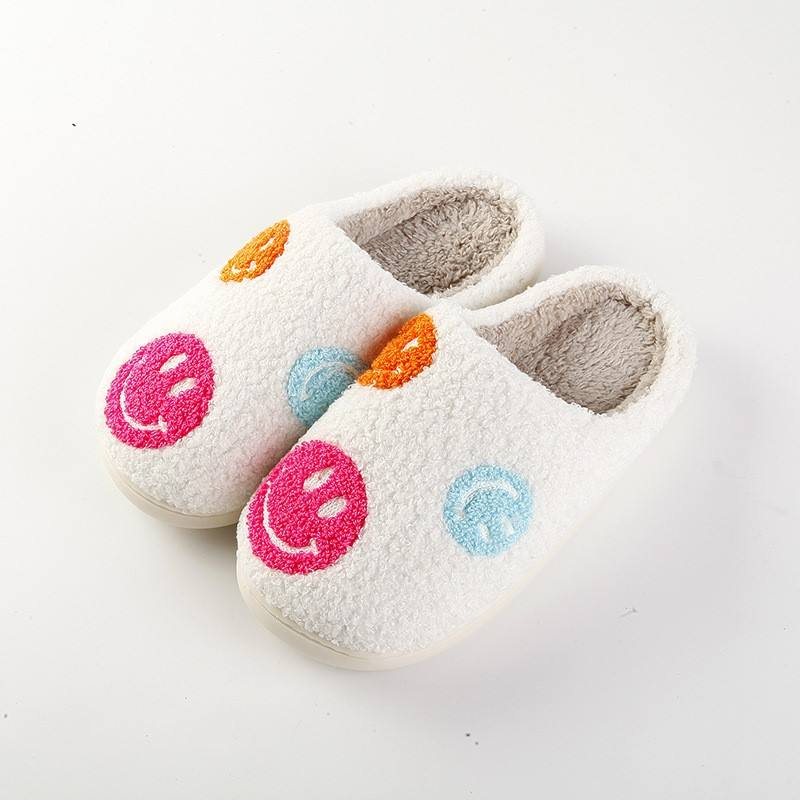Multicolor Smile Slippers