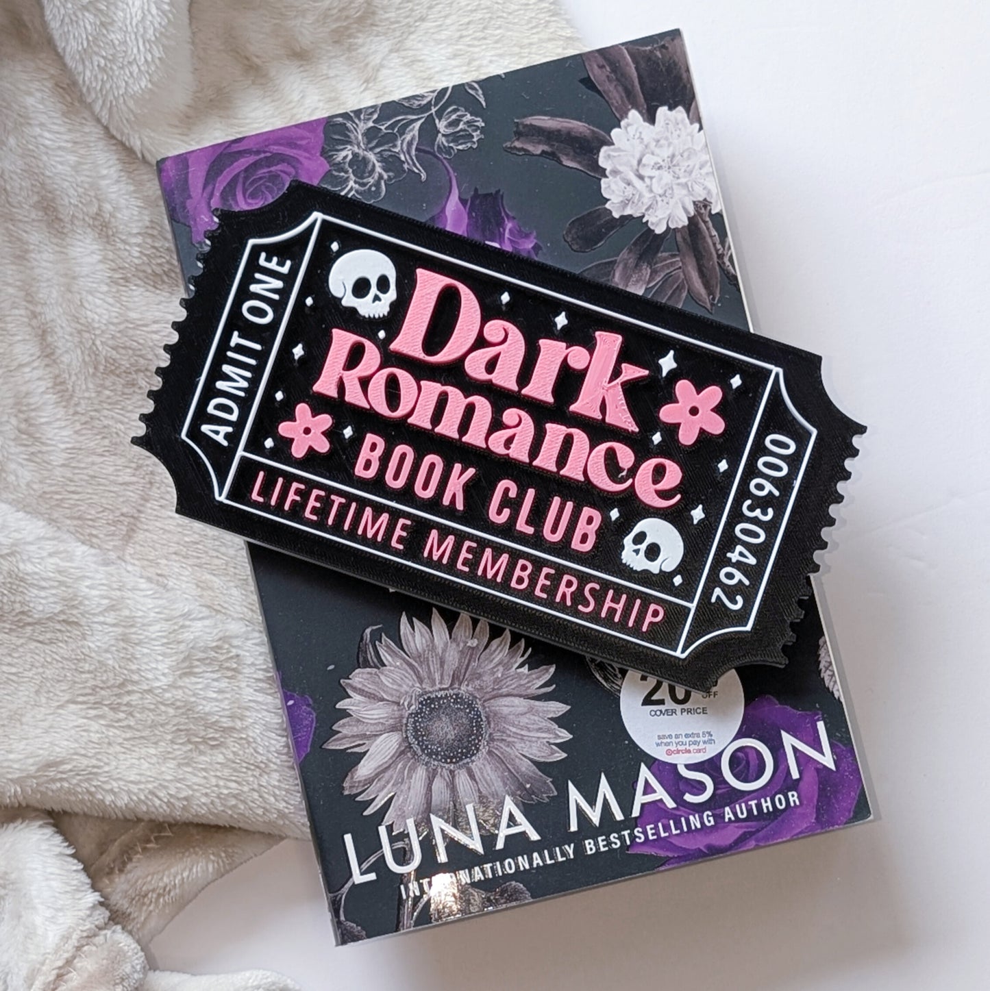 Dark Romance Book Ticket