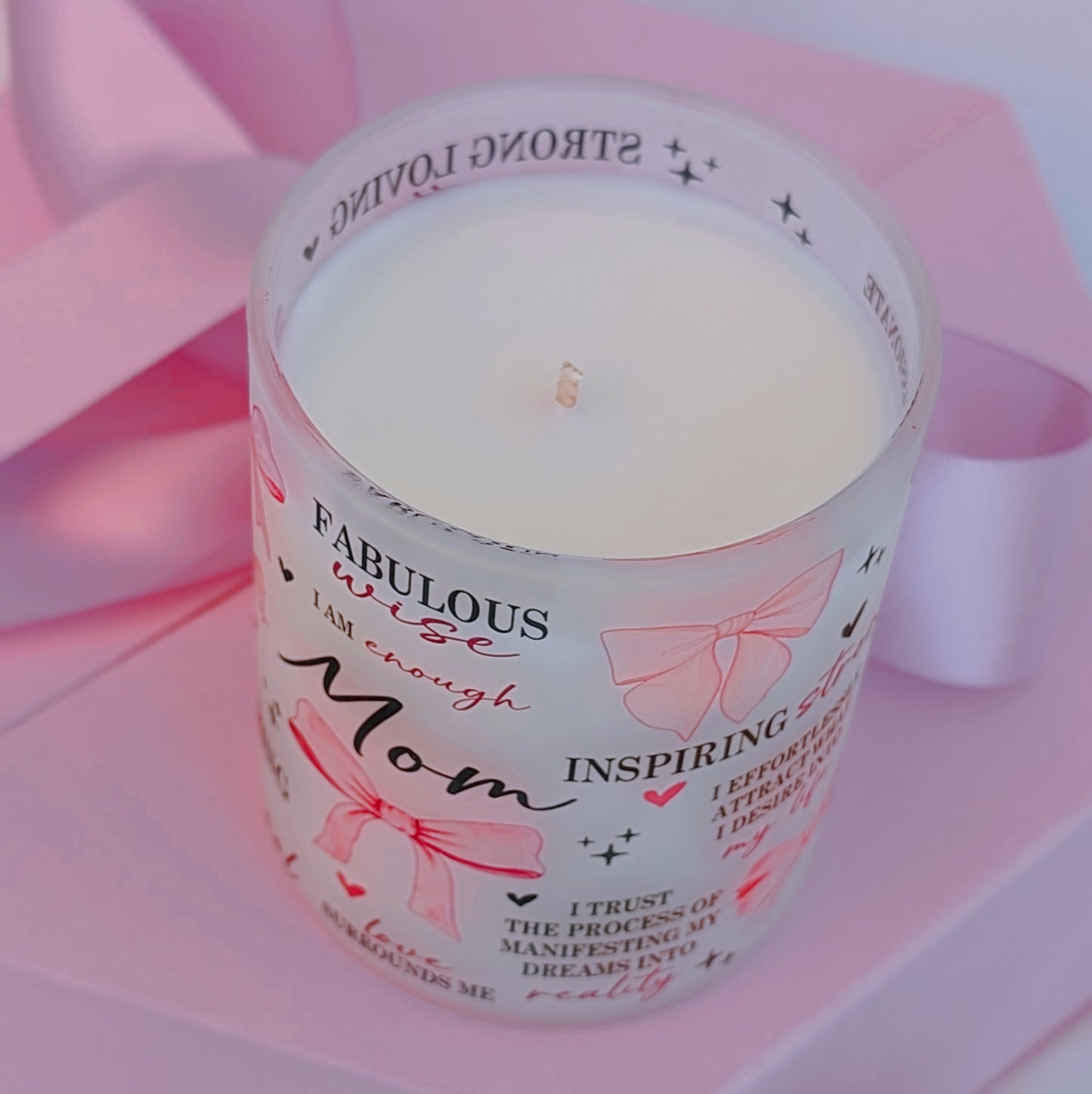 Mom Daily Reminders - Jar Candle