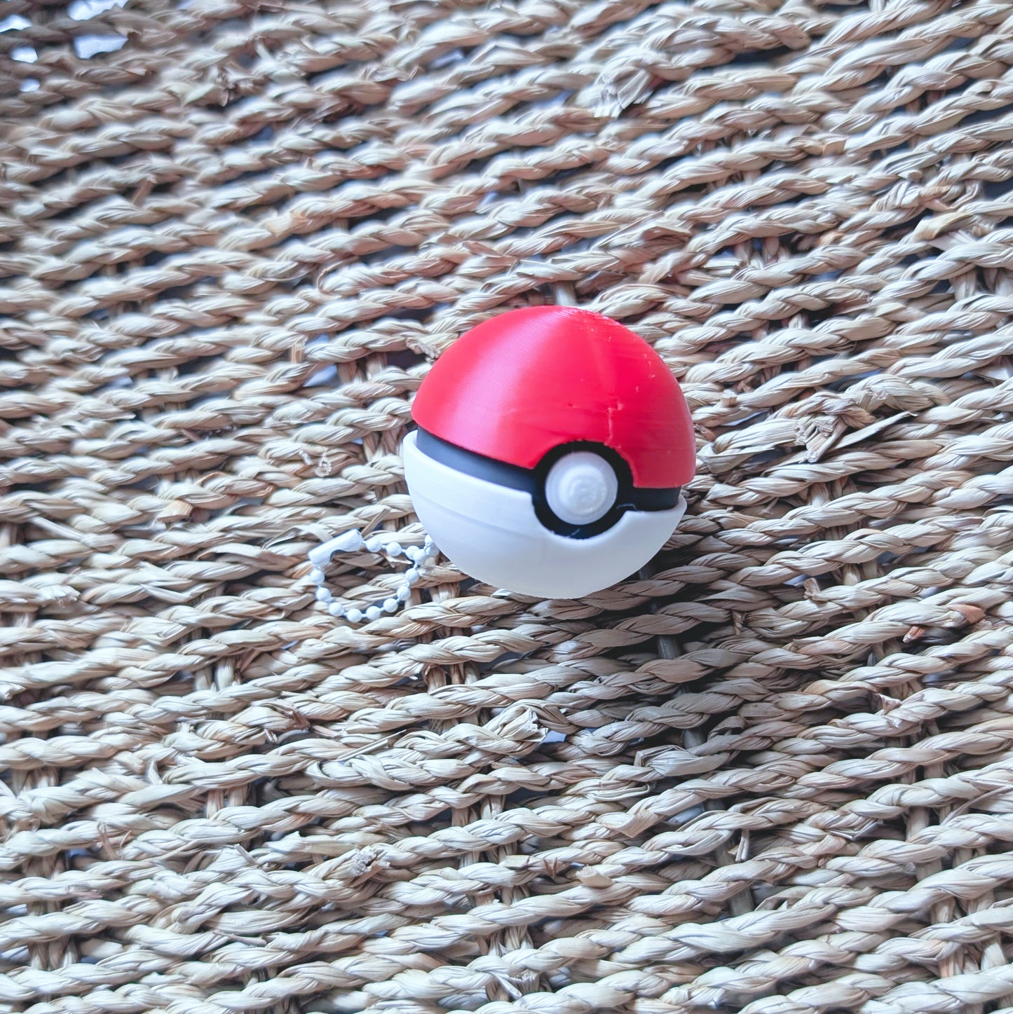 Pokeball Fidget Clicker Keychain