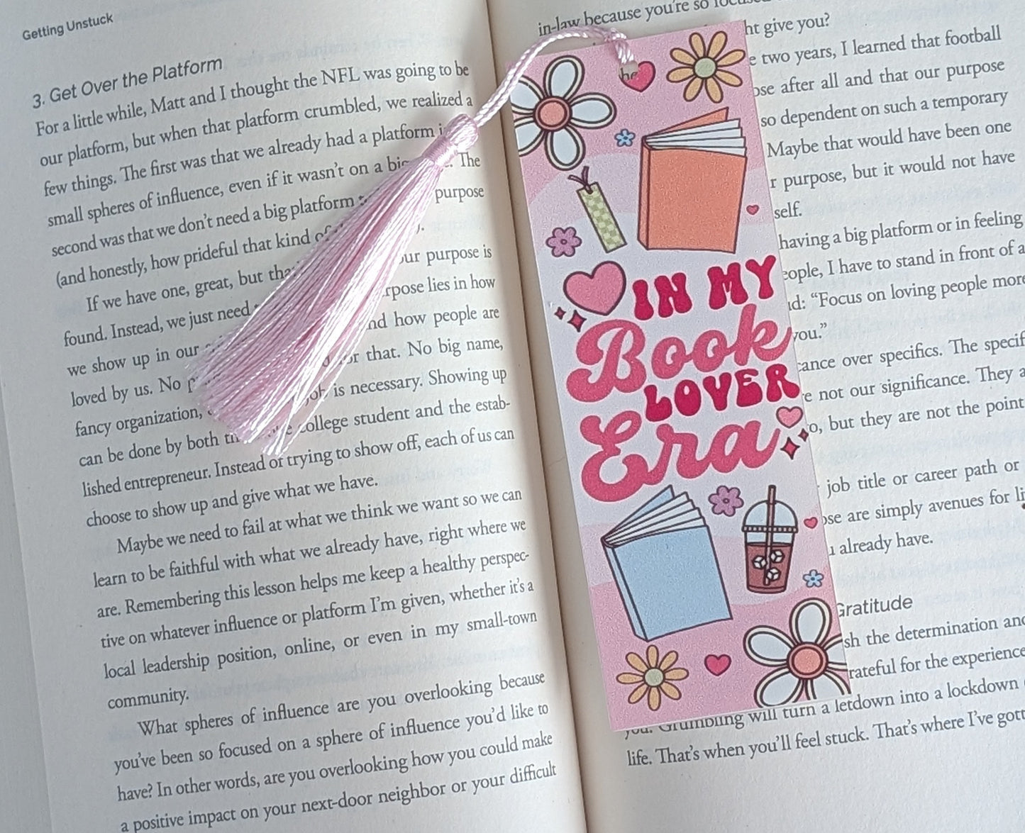 In My Book Lover Era - Book Mark