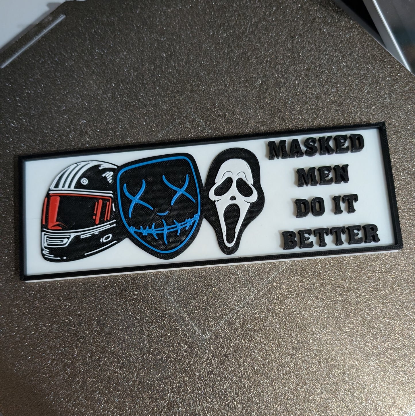 Masked Men - Shelf Decor