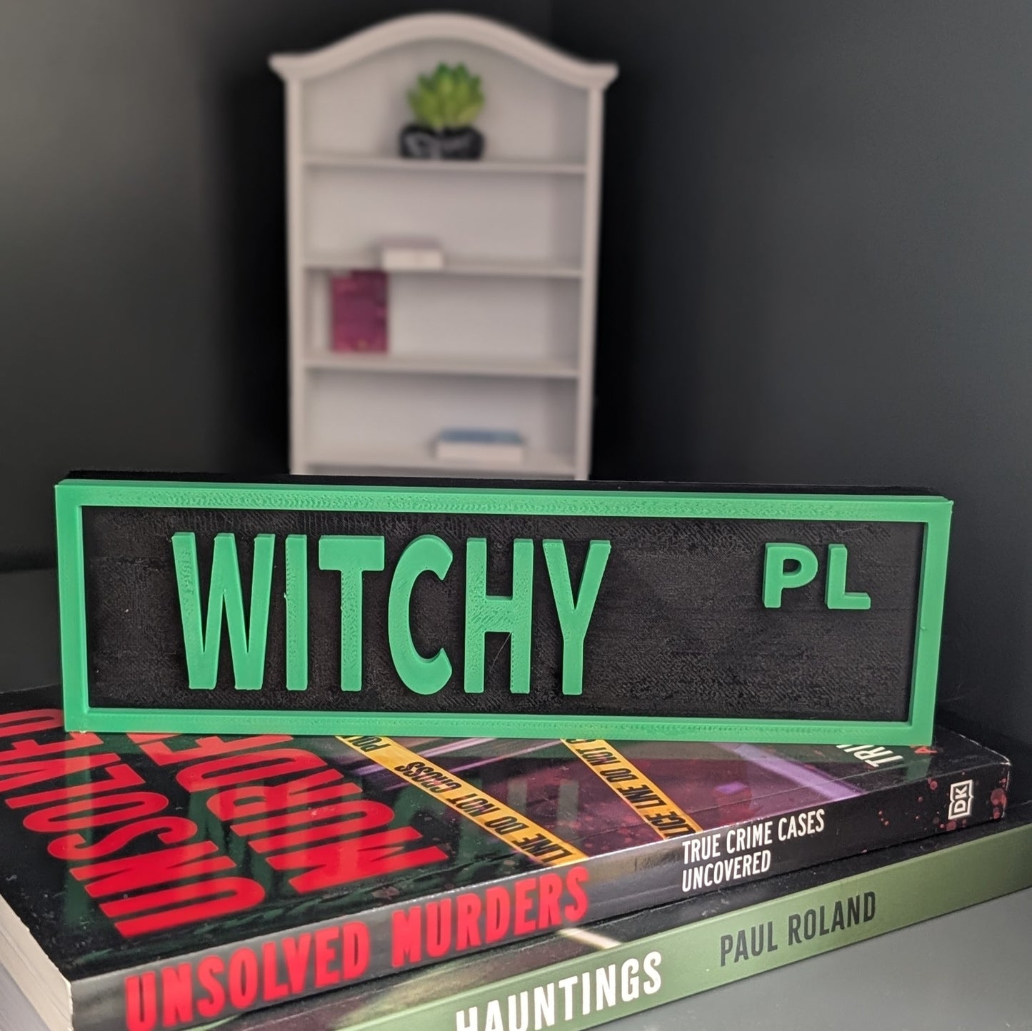 Witchy - Book Shelf Sign