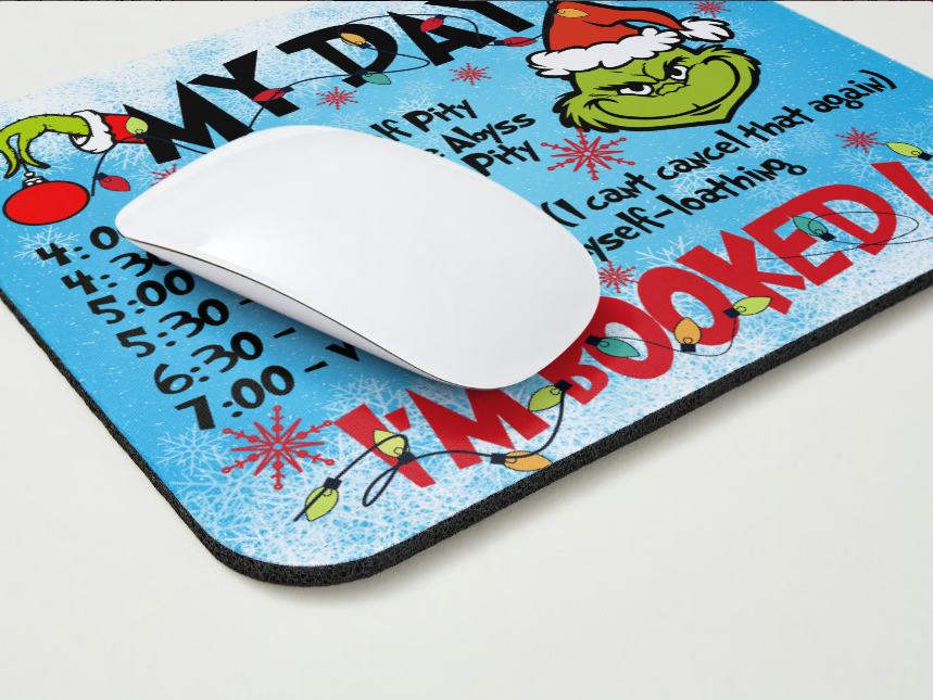 I'm Booked - Grinch Mousepad