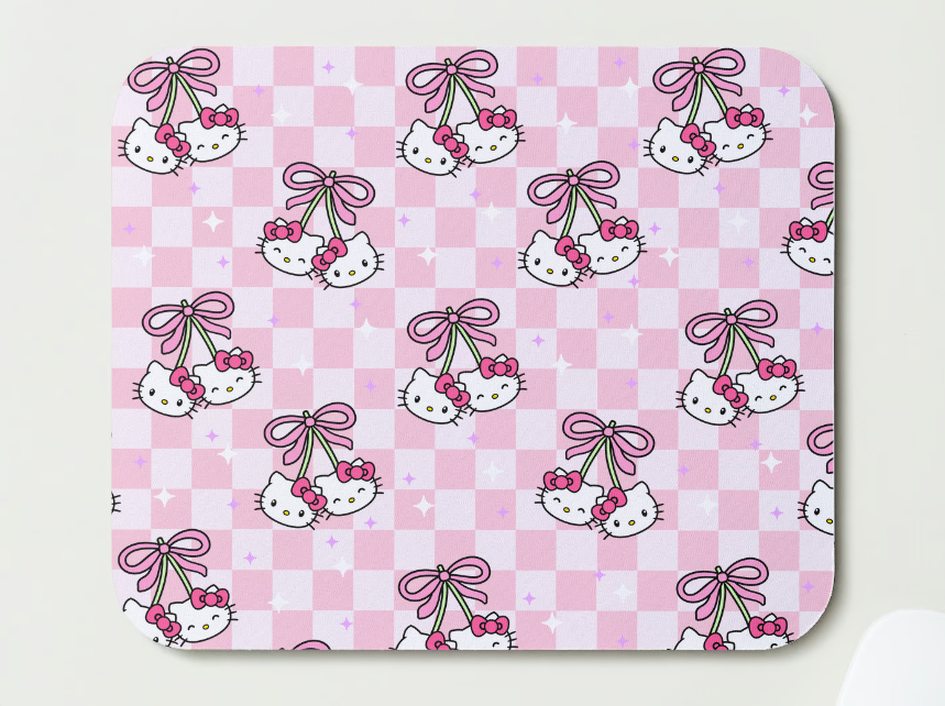 Bow Kitty - Mousepad