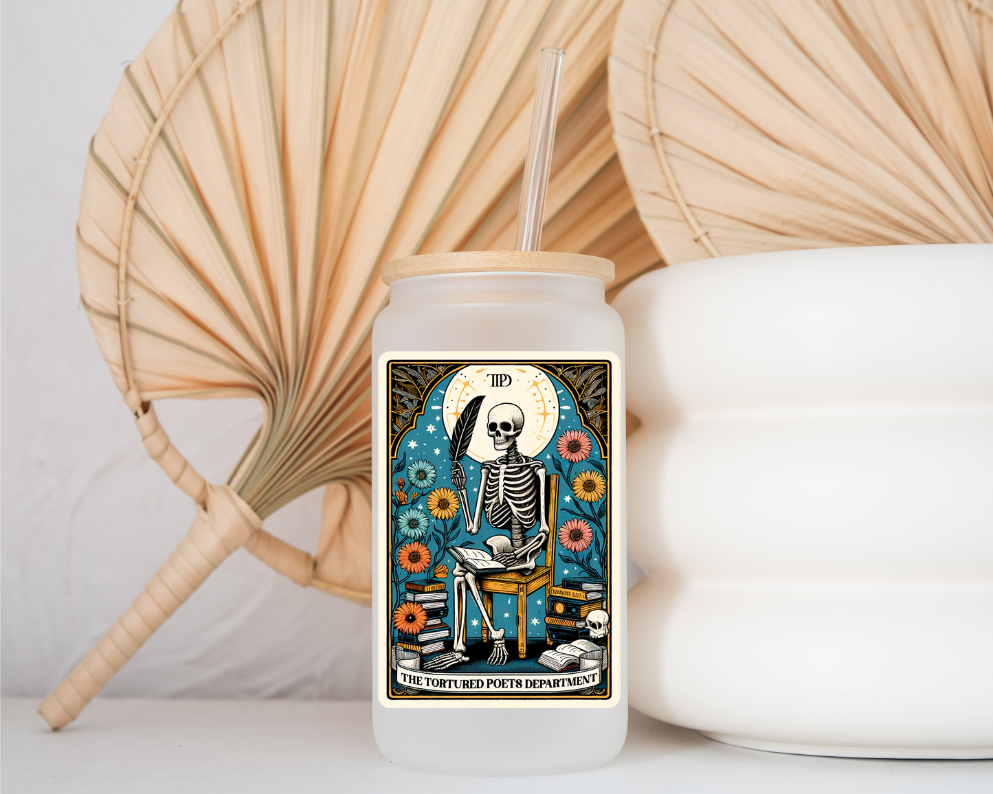 TTPD Skeleton - Frosted Glass Cup