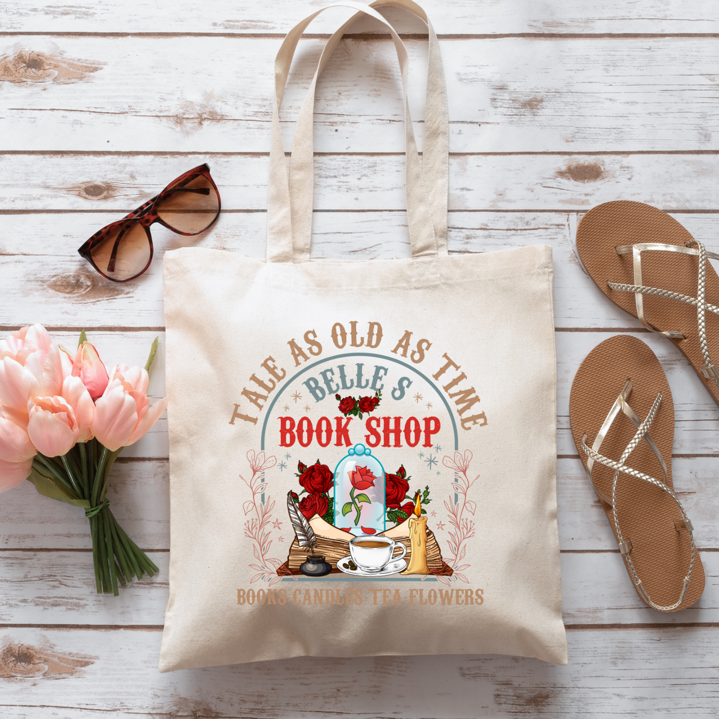 Belle's Book Shop Tote Bag