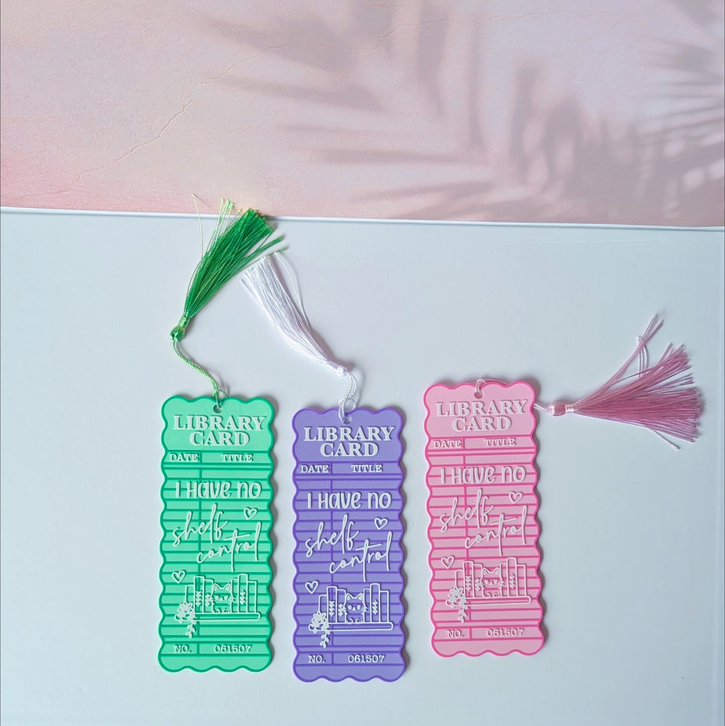 Library Card Bookmarks