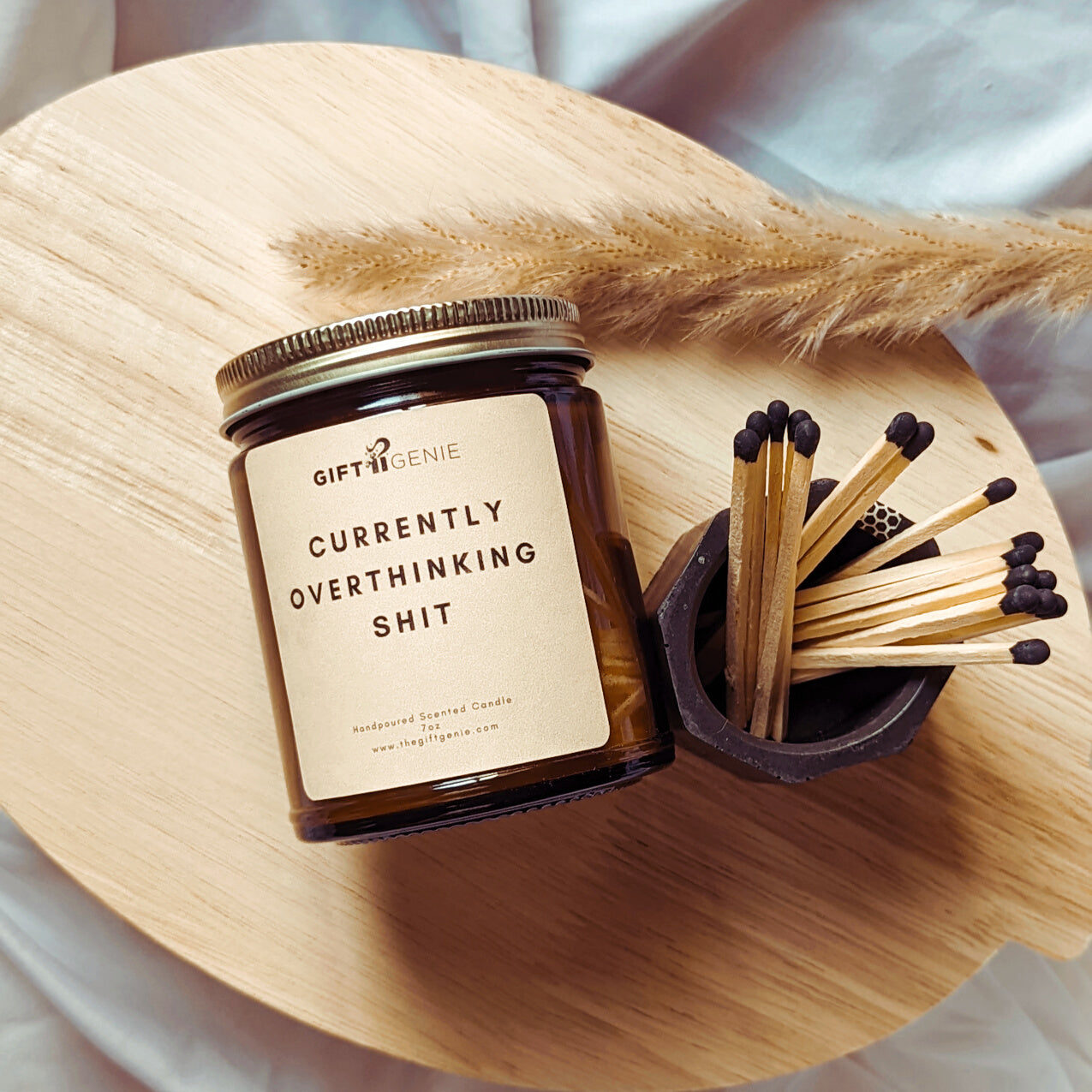 Currently Overthinking Shit - Candle