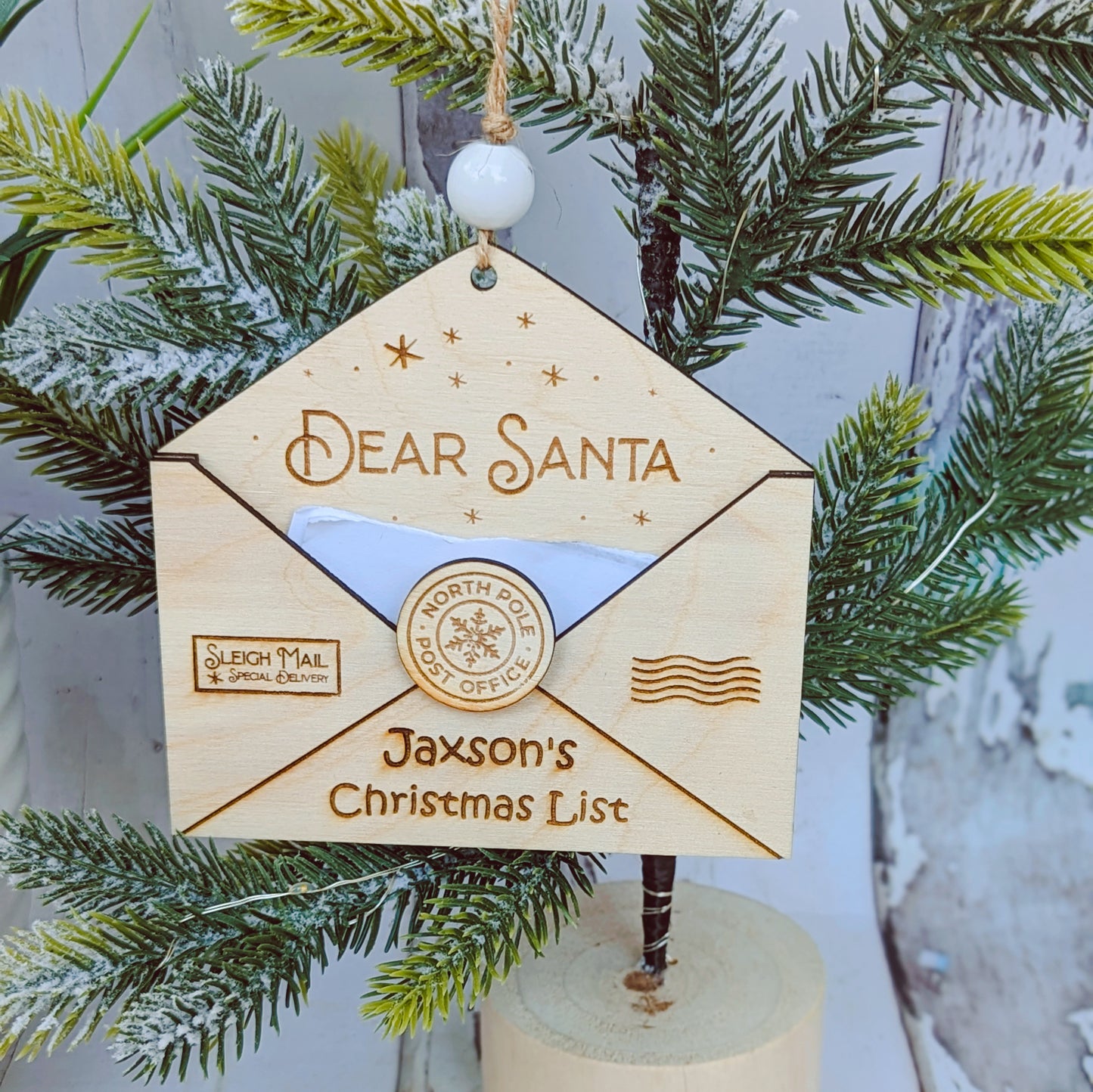 Christmas List Ornament