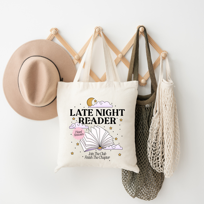 Late Night Reader - Tote Bag