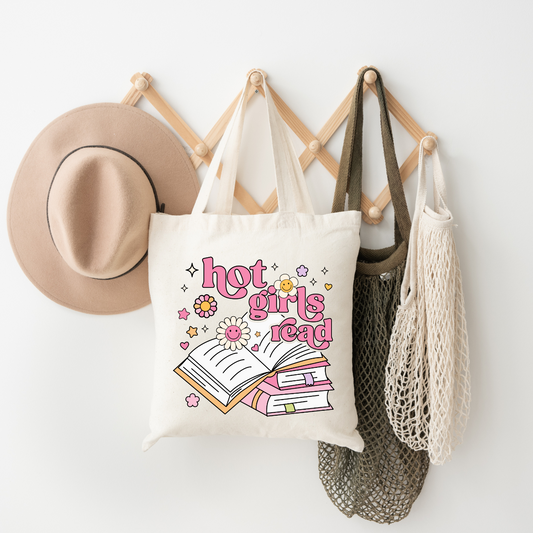 Hot Girls Read - Tote Bag