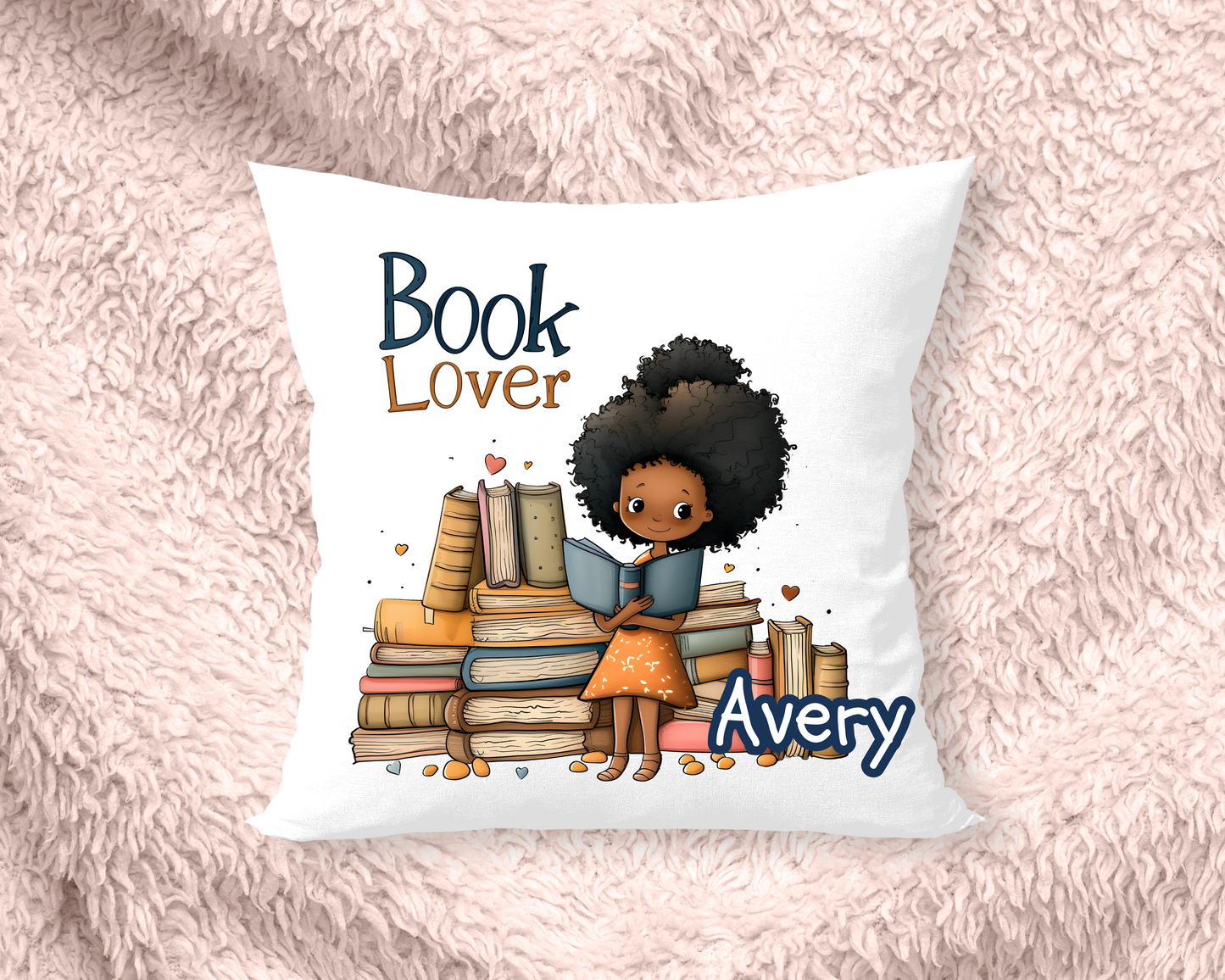 Kids Custom Reading Book Pillow