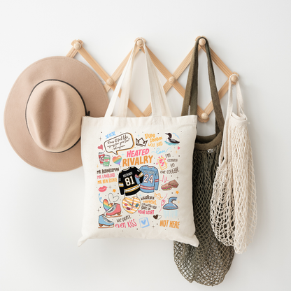 Heated Rivalry Tote Bag
