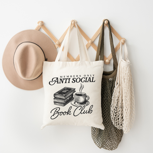 Anti Social Book Club - Tote Bag