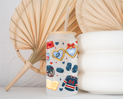 Hockey - Frosted Glass Cup