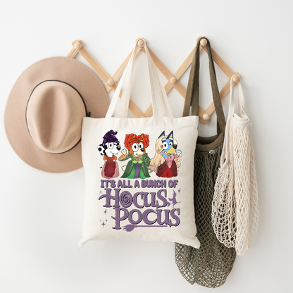 Hocus Pocus Bluey Tote Bag