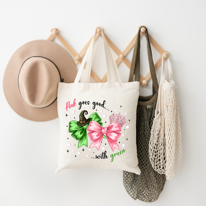 Pink Goes With Green - Tote Bag