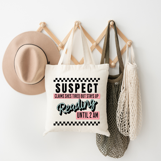 Suspect Reading - Tote Bag