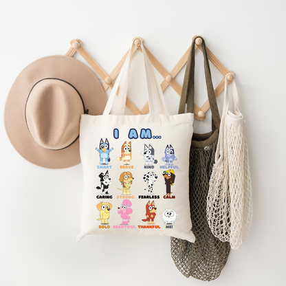 Bluey Affirmations Tote Bag