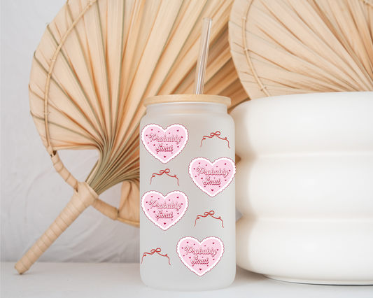 Probably Smut Coquette - Frosted Glass Cup