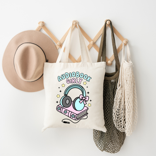 Audiobook Girly - Tote Bag
