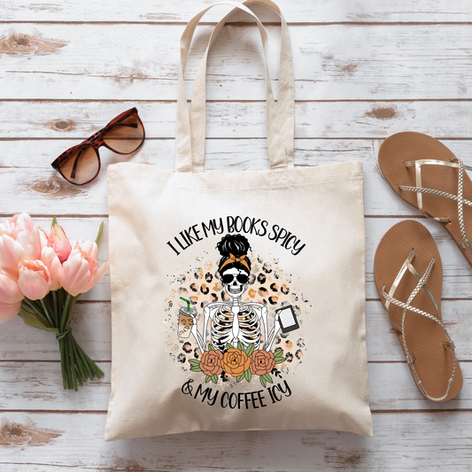 Spicy Books Tote Bag