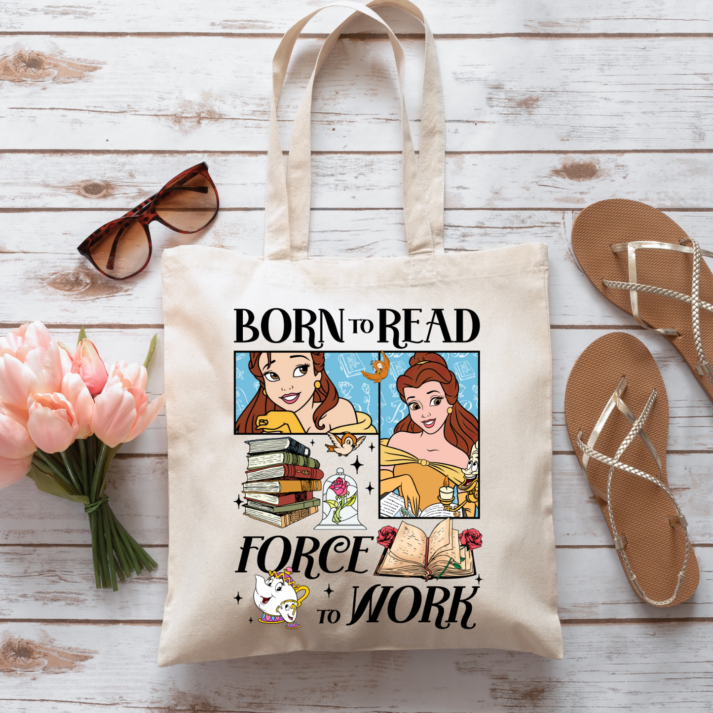 Born To Read - Tote Bag