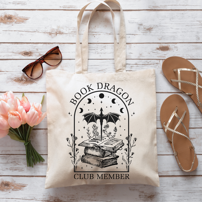 Book Dragon - Tote Bag