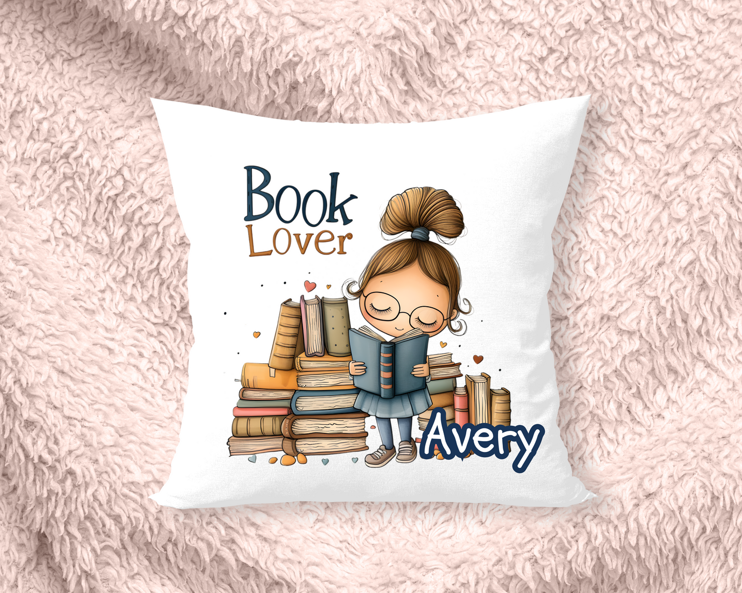 Kids Custom Reading Book Pillow