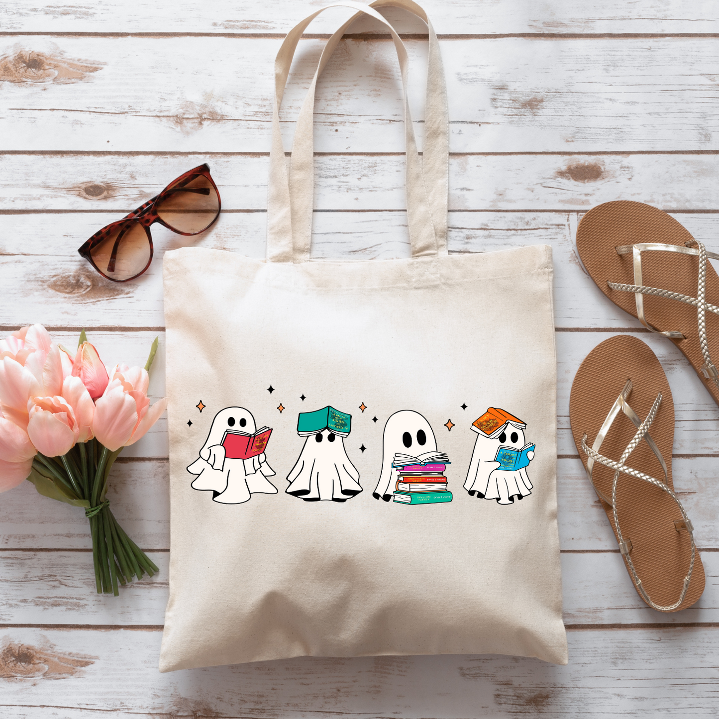 Ghosts Reading Acotar - Tote Bag