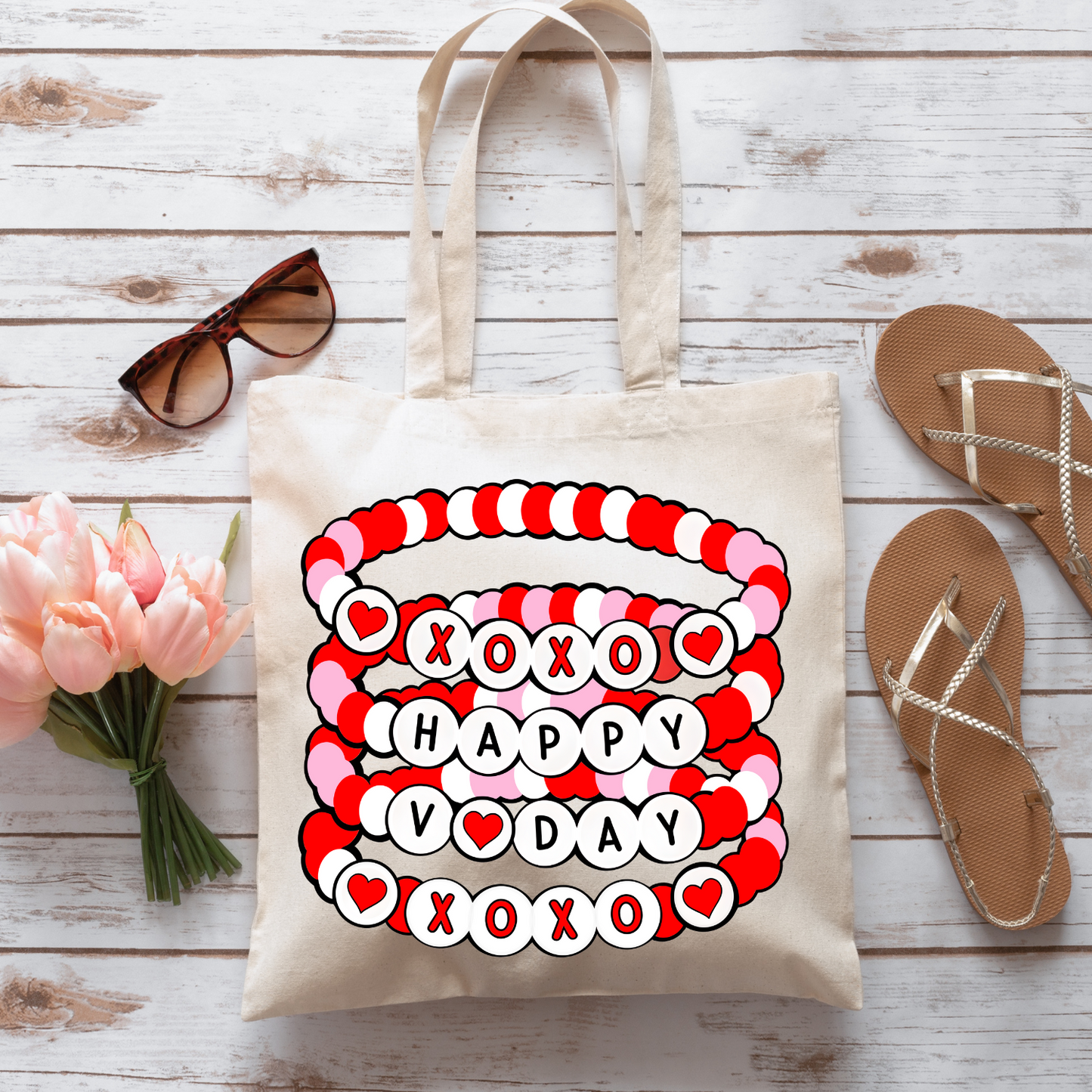 Happy V-Day Bracelet  - Tote Bag