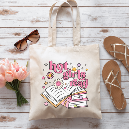 Hot Girls Read - Tote Bag