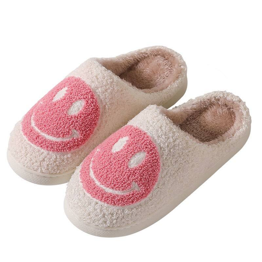 Pink Smile Slippers