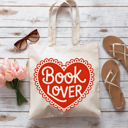 Book Lover Tote Bag