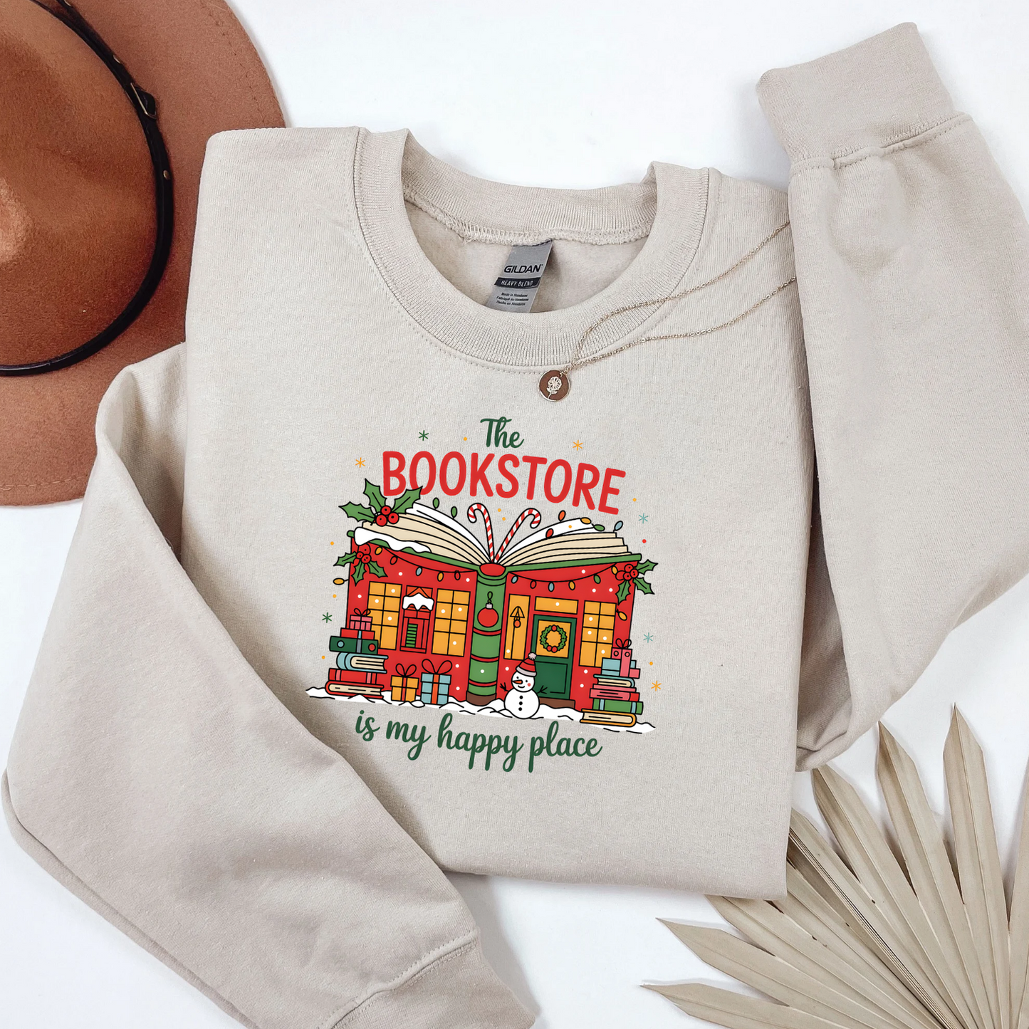 The Bookstore Is My Happy Place - Sweatshirt