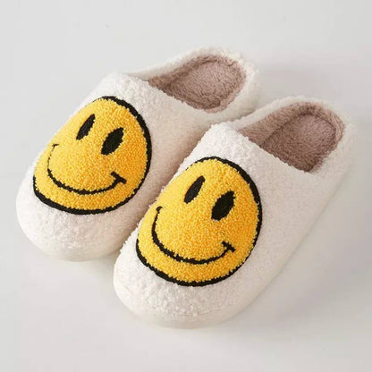 Yellow Smile Slippers