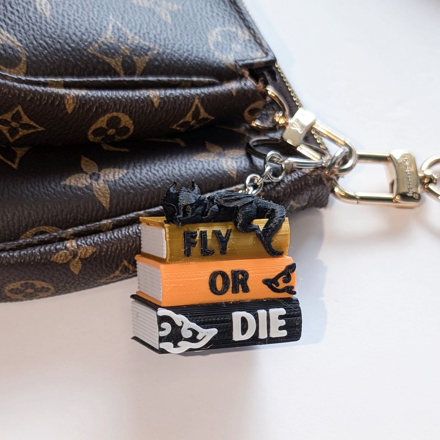 Fly Or Die Inspired Keychain