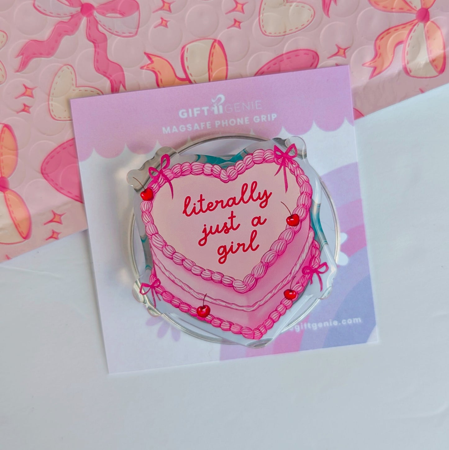 Literally Just A Girl - Magsafe Kindle Grip