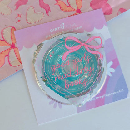 Good Girls Read Dirty Books - Magsafe Kindle Grip