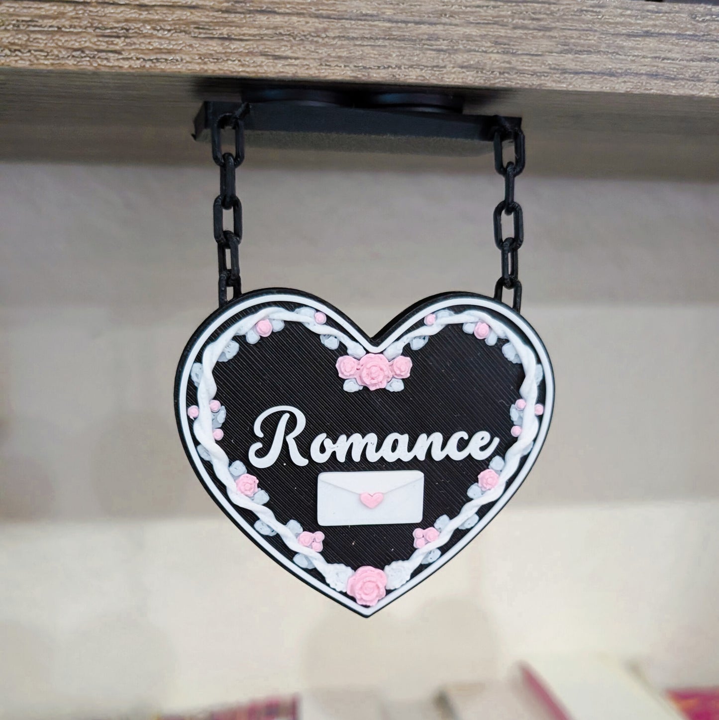 Book Trope Hanging Sign - Romance