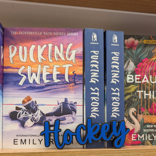 Hockey Book Shelf Sitter