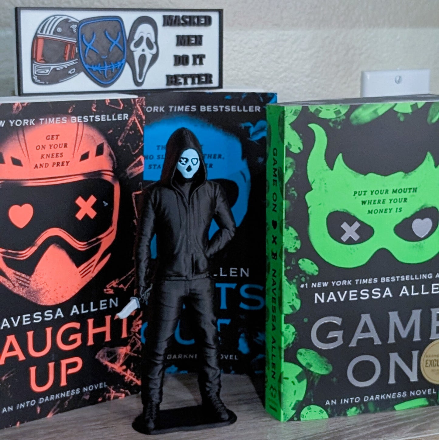 Masked Stalker Book Shelf Decor