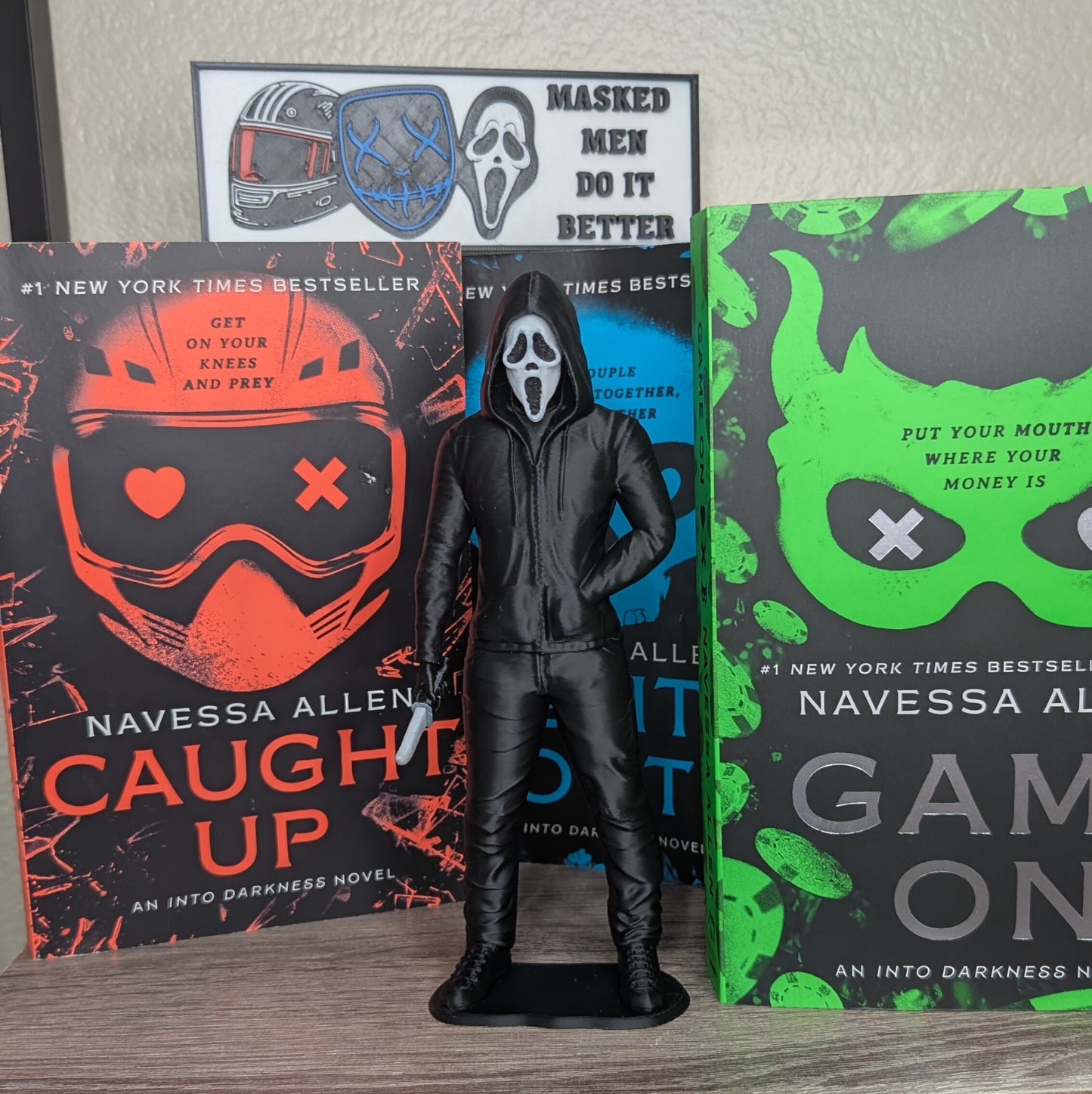 Masked Stalker Book Shelf Decor